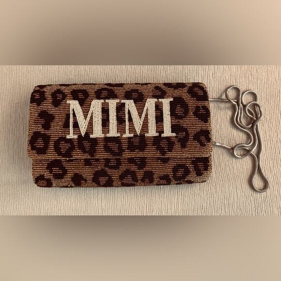Island to East Side Custom “Mimi” Leopard Print Clutch. NWT - Picture 1 of 8